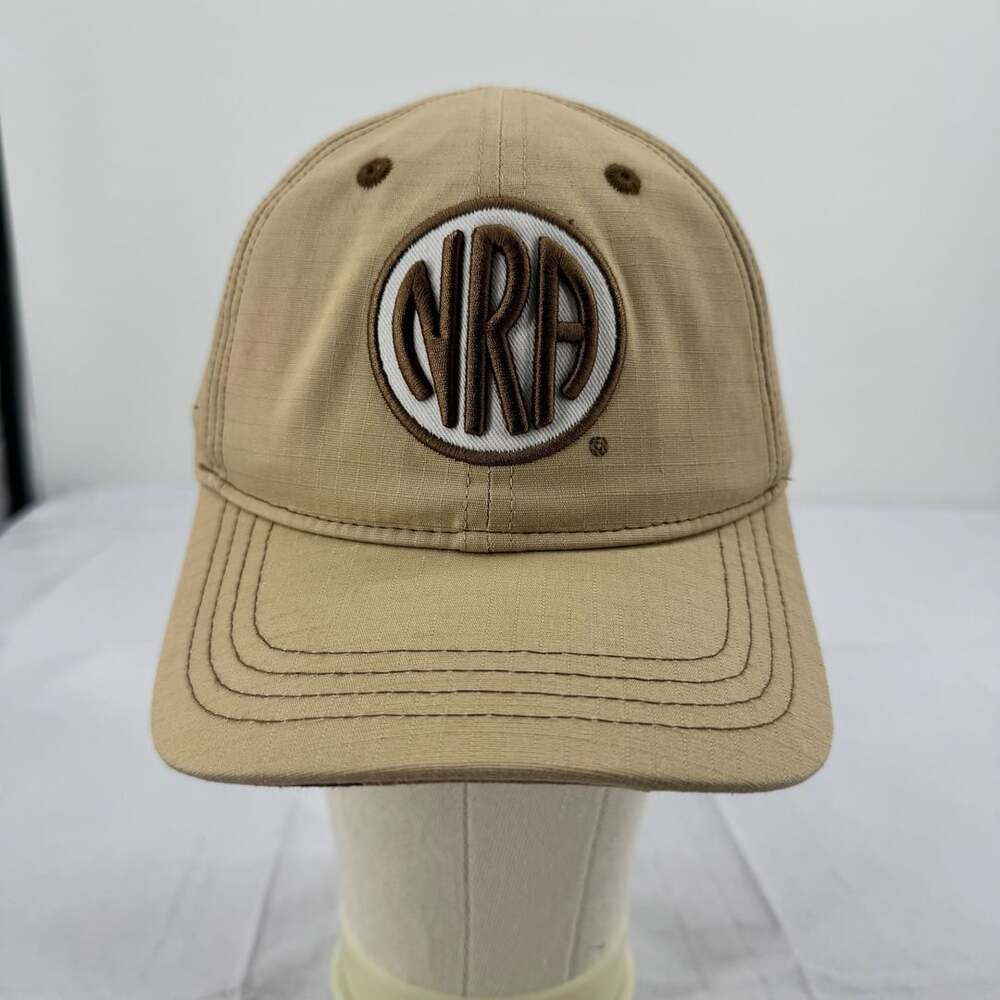 NRA Range Ready Adjustable Hat Khaki One Size Fits Most